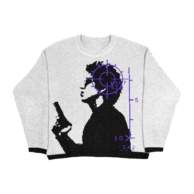 Deadframe Knit Sweater - Tygra Clothing