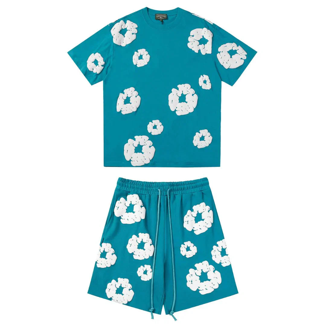 Denim Trs Dazzling Blue Set - Tygra Clothing