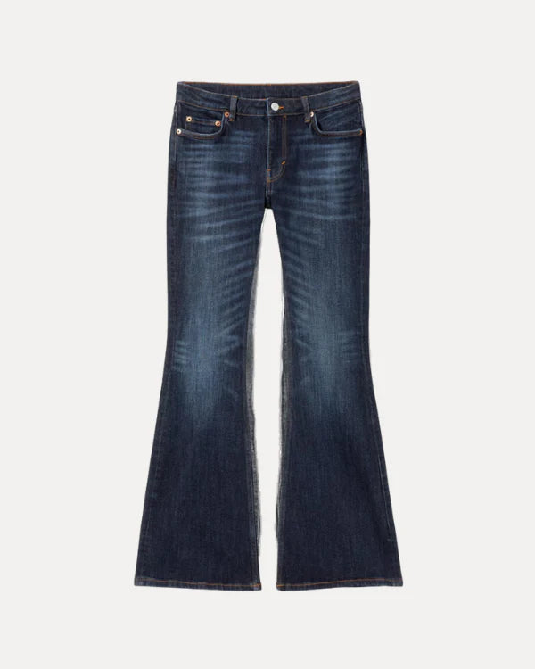 LOW RISE SLIM FLARED JEANS