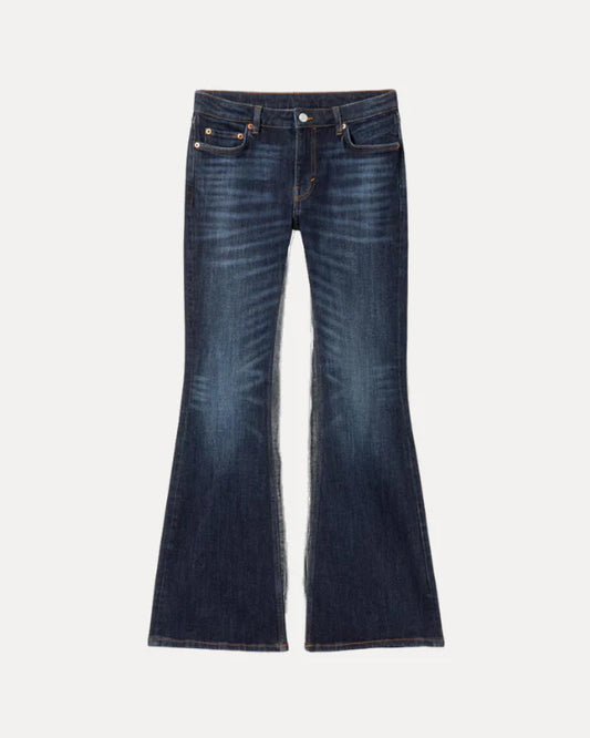 LOW RISE SLIM FLARED JEANS