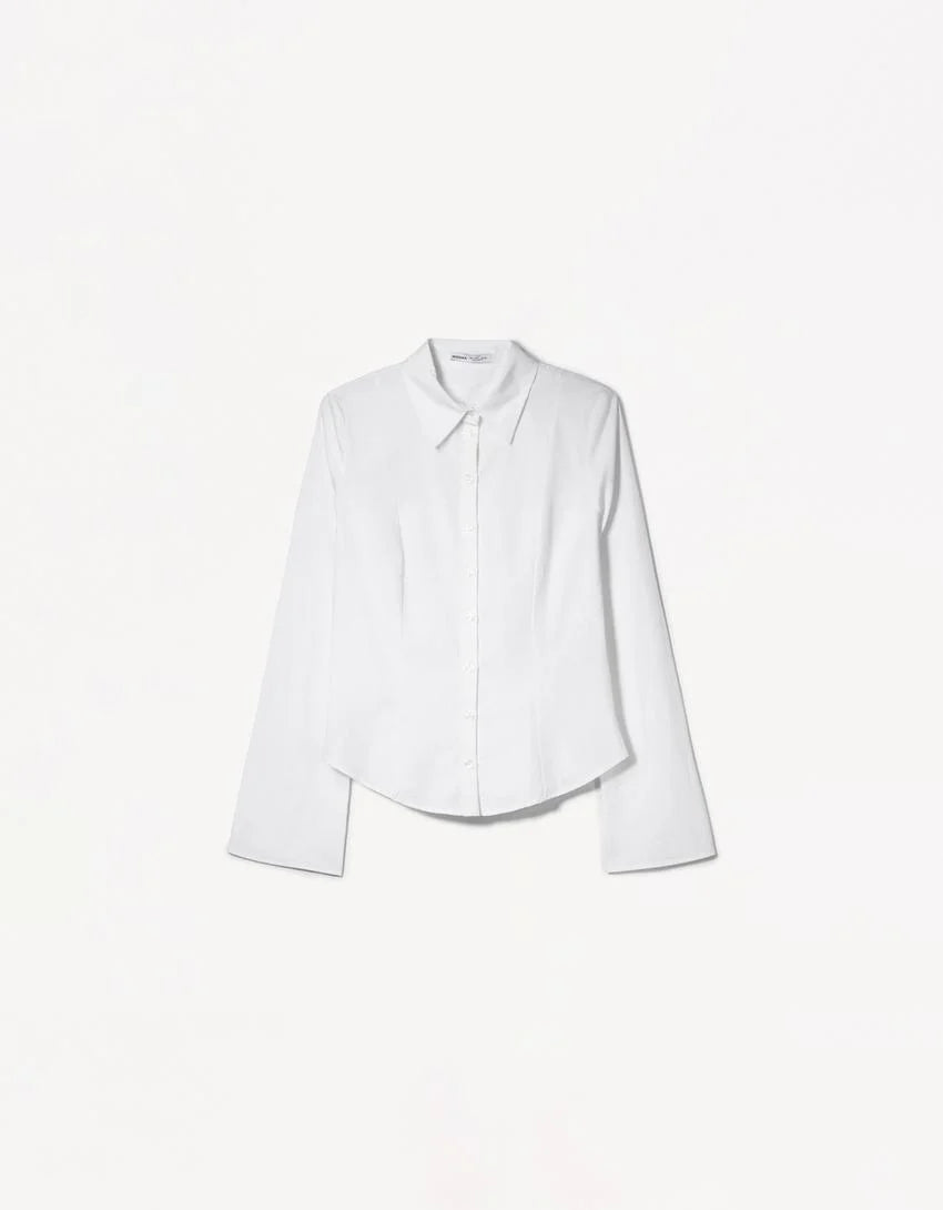 BLOUSE WITH WIDE SLEEVES