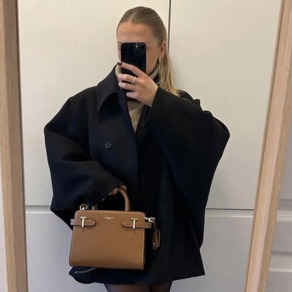 Oversized wool coat™