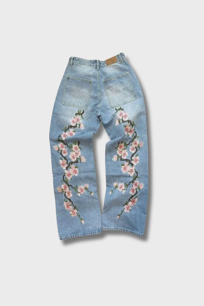 'Blossom' Embroidered Jeans