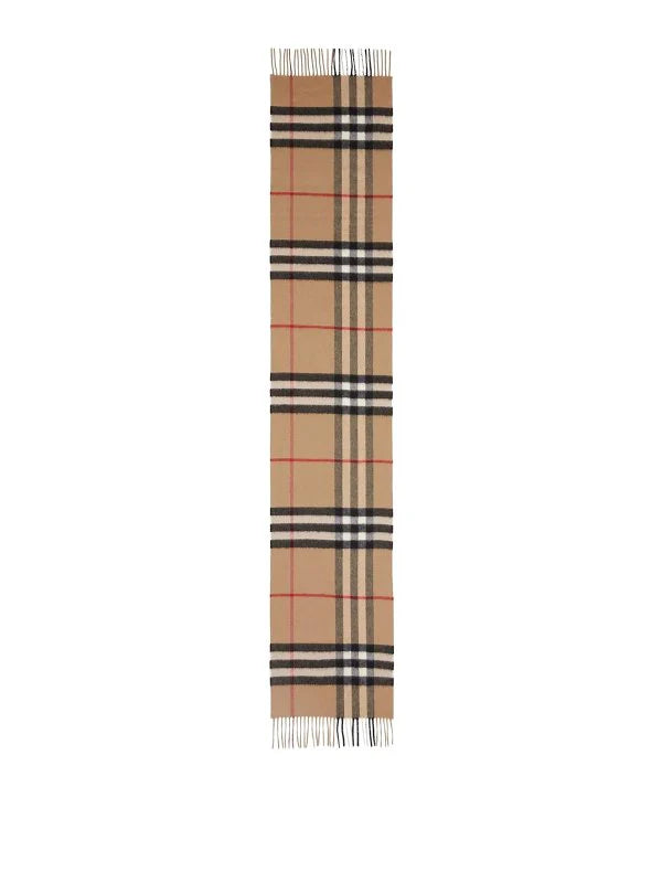 CHEQUERED CASHMERE SCARF