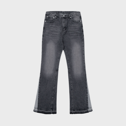 CHARCOAL FLARE DENIM