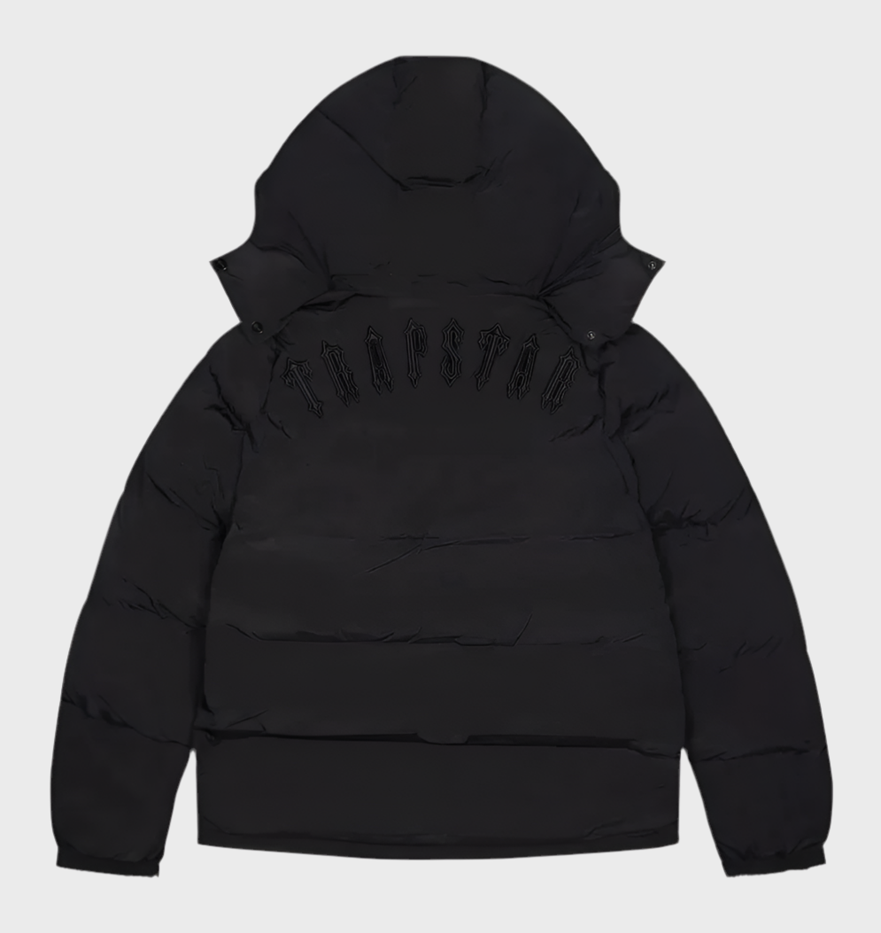 TS Irongate Detachable Hooded Puffer Jacket - (BLACKOUT EDITION)