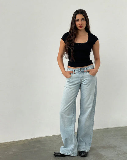 MIA LOW-RISE JEANS