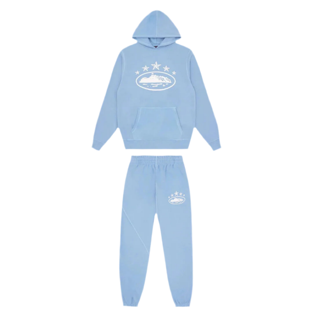 5 Stars Baby Blue Tracksuit
