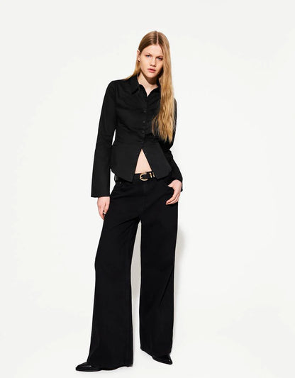 BLOUSE WITH WIDE SLEEVES