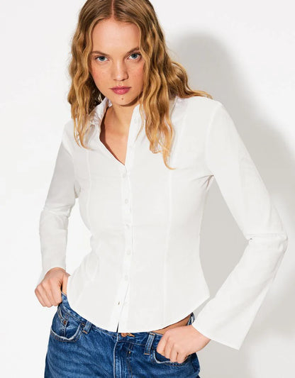 BLOUSE WITH WIDE SLEEVES