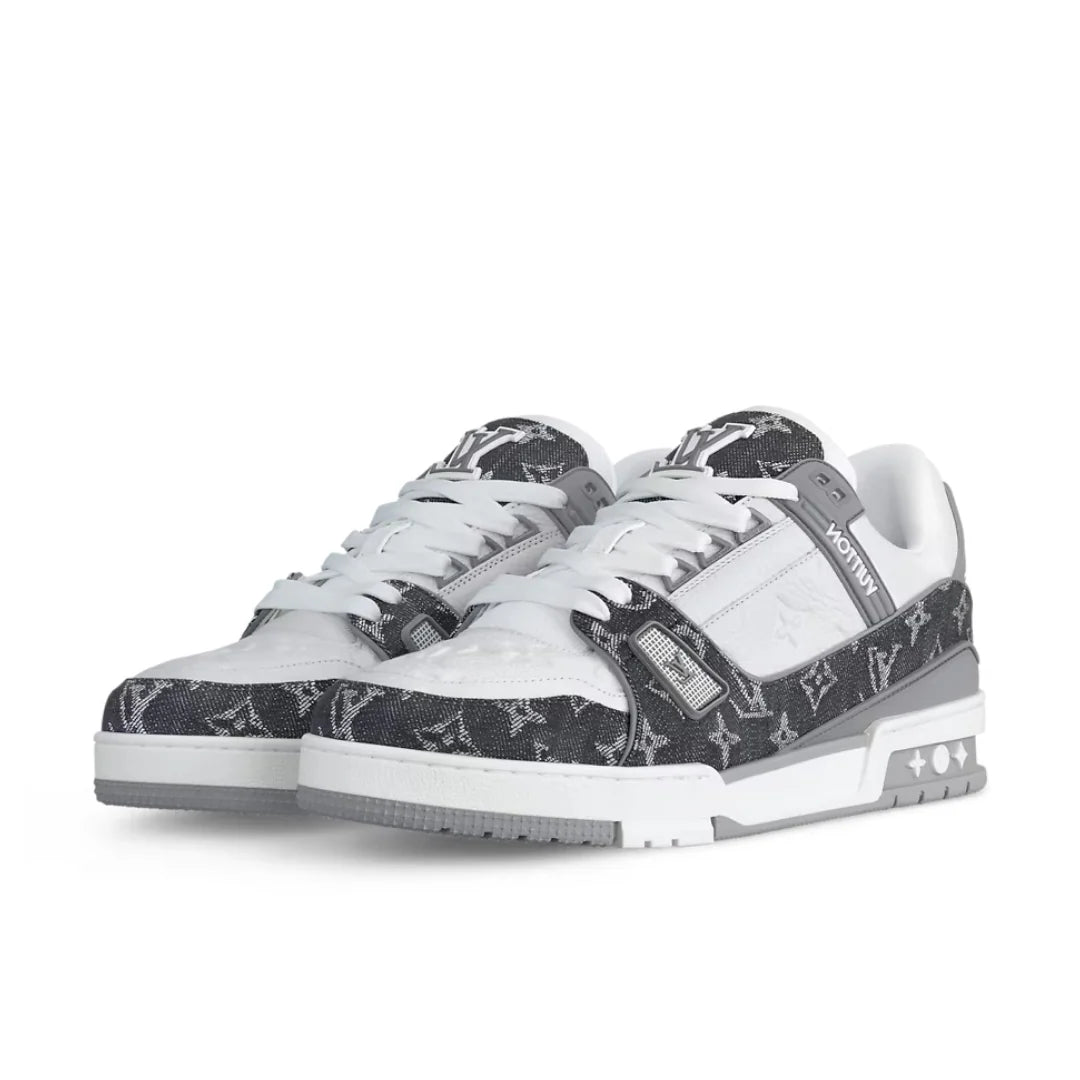 LV Monogram White Grey