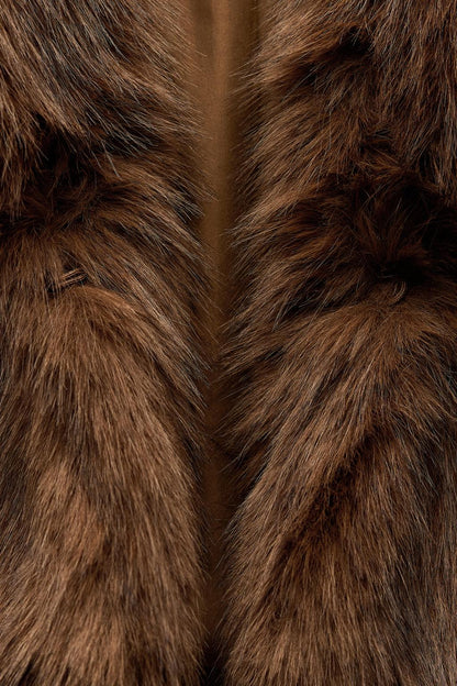 Faux Fur Cropped Jacket