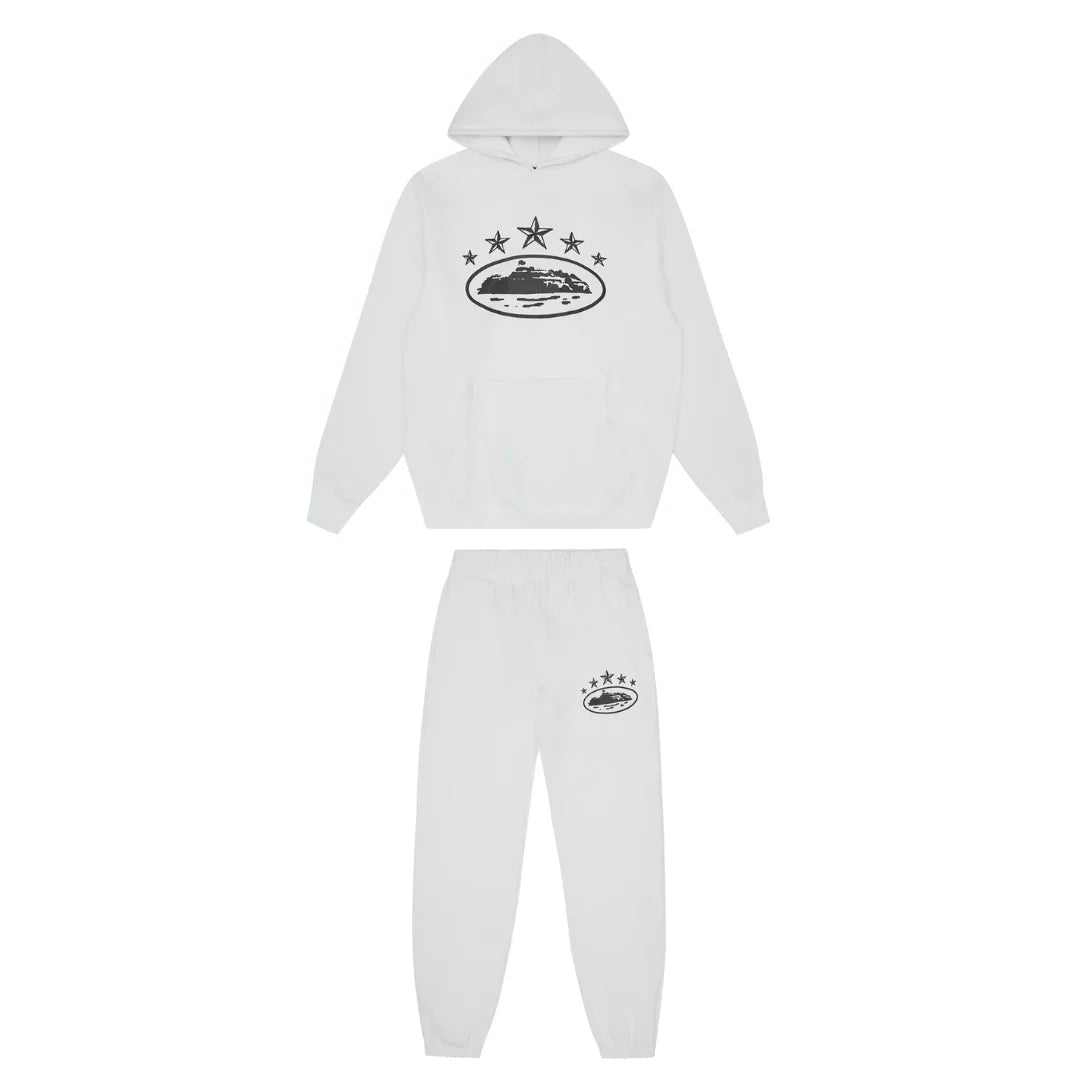 5 Starz White Tracksuit