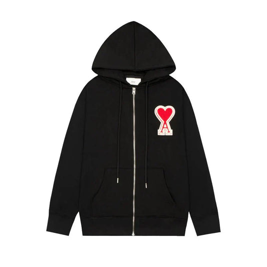 Ami Black Zipper - Tygra Clothing