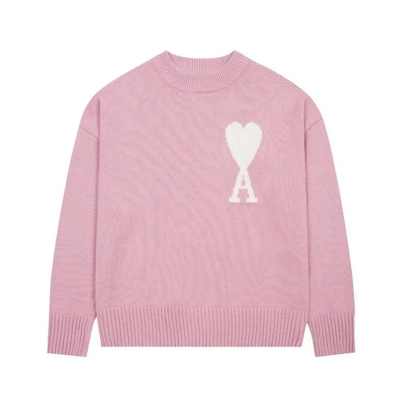 Ami - Heart Sweater - Tygra Clothing