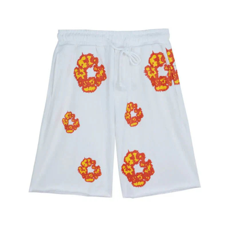 Denim Trs White - Shorts - Tygra Clothing