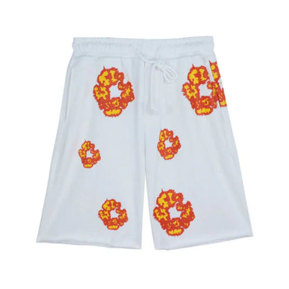 Denim Trs White - Shorts - Tygra Clothing