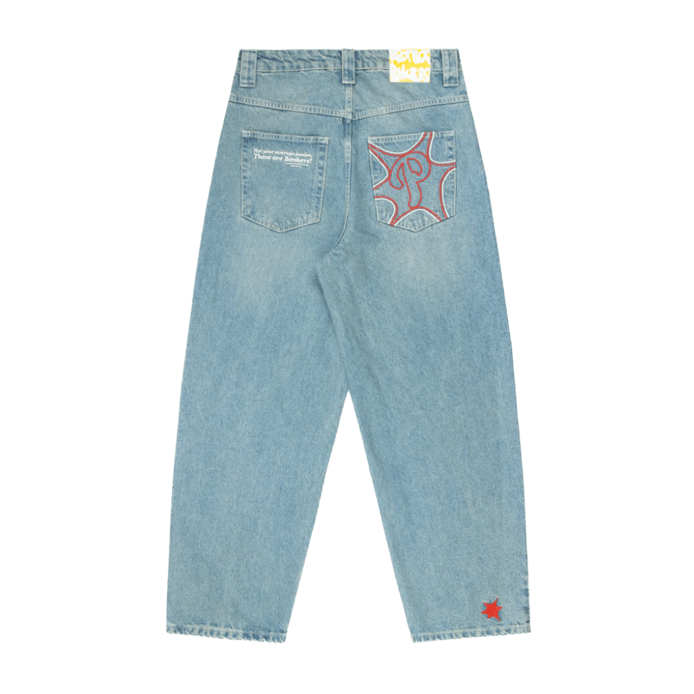 'Project' Baggy Jeans - Tygra Clothing