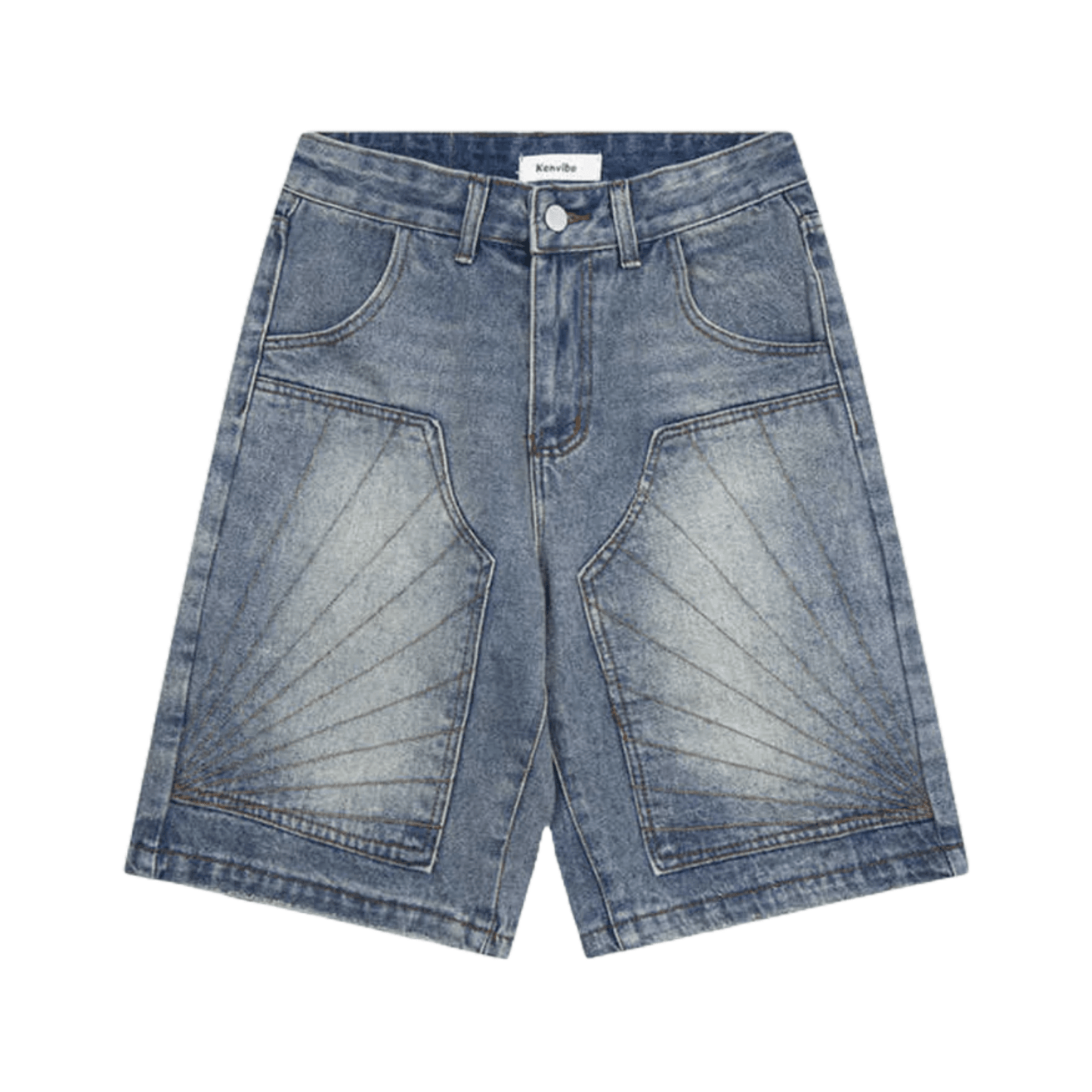 Radiant Stitch Denim - Jorts - Tygra Clothing