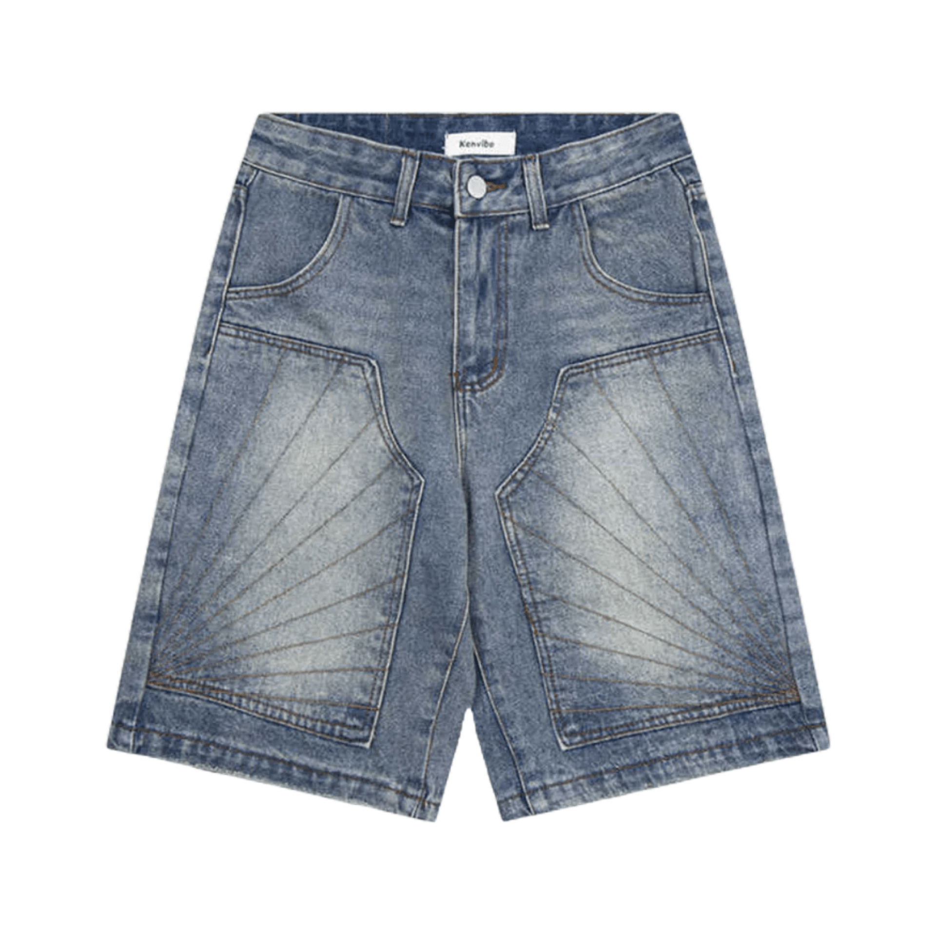 Radiant Stitch Denim - Jorts - Tygra Clothing