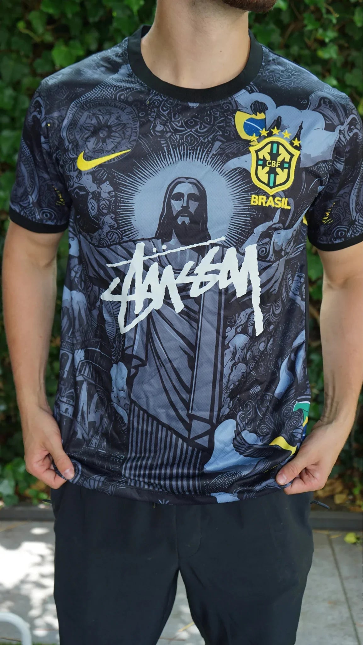 Stussy x Brasil - Jersey "Jesus" - Tygra Clothing