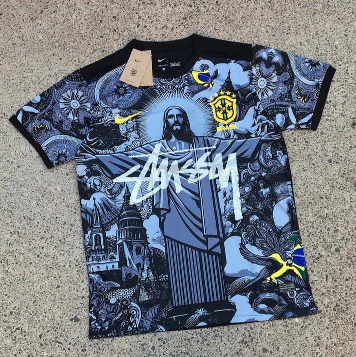 Stussy x Brasil - Jersey "Jesus" - Tygra Clothing