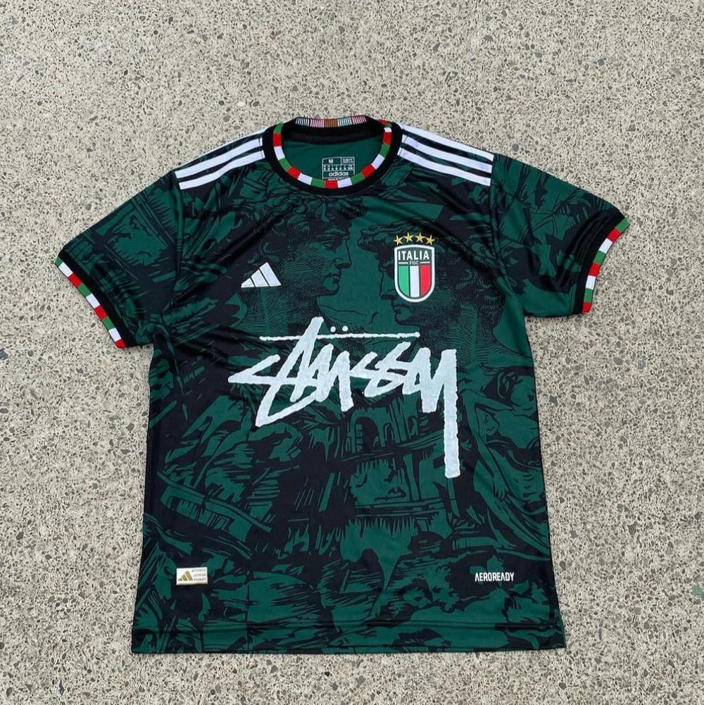Stussy x Italy - Jersey "Azzurro" - Tygra Clothing