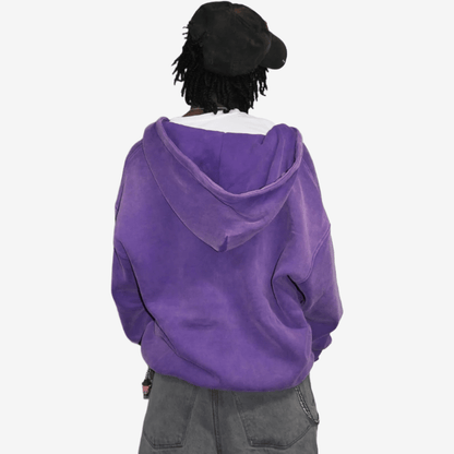 Tygra Clo - Washed Zip Up - Tygra Clothing