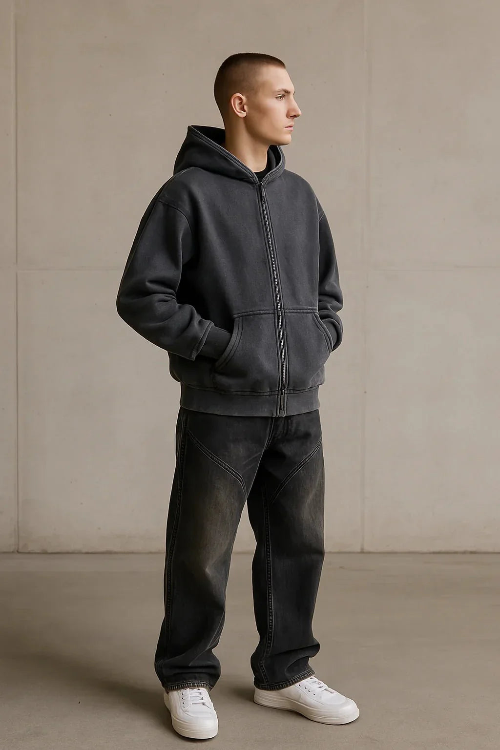 Zipped - Hoodie - Tygra Clothing