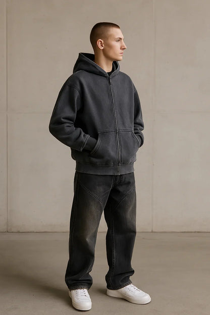 Zipped - Hoodie - Tygra Clothing